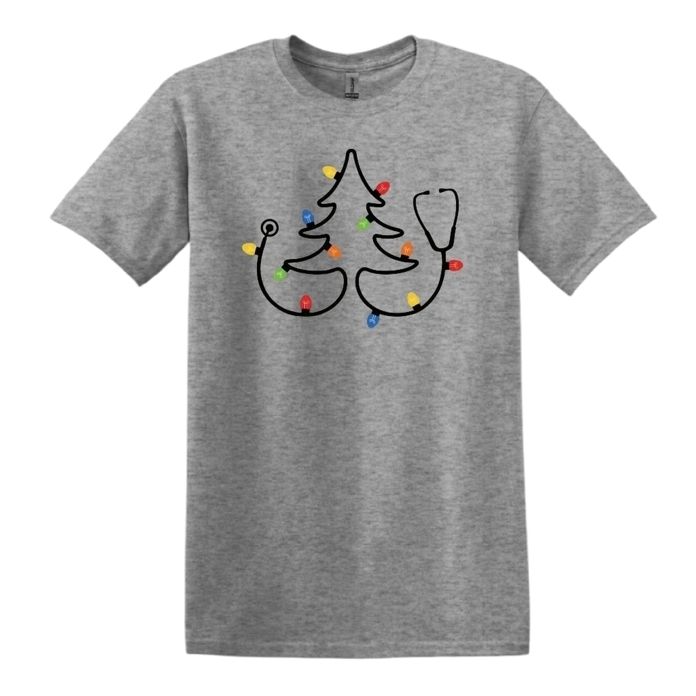 Christmas Stethoscope TSHIRT